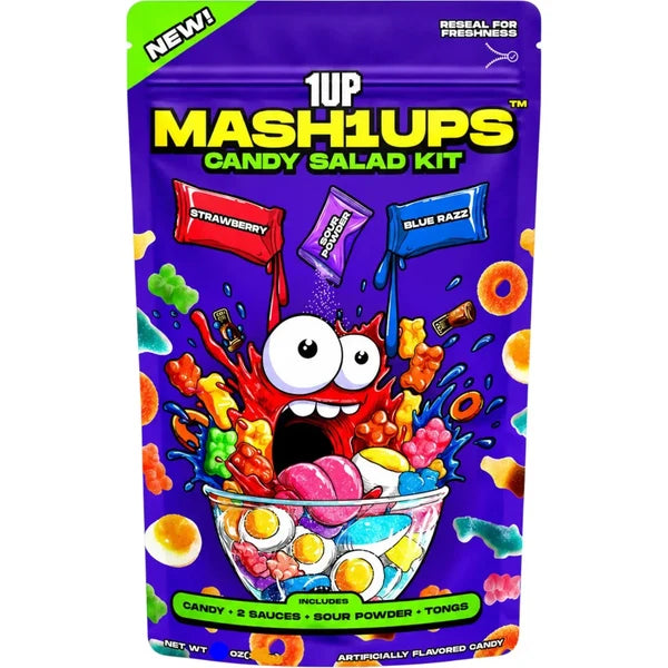 1UP Mash1ups Candy Salad Kit Confection - Nibblers Popcorn Company