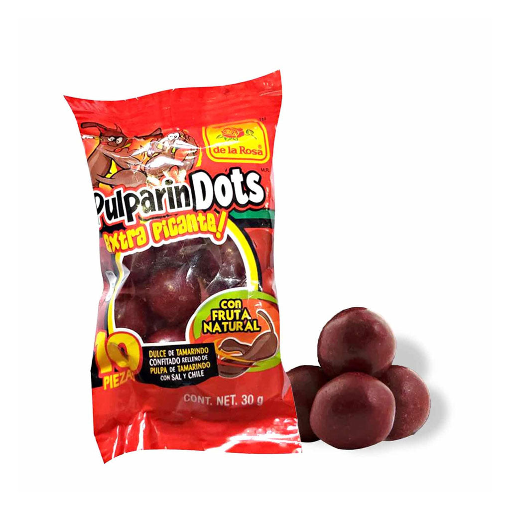 Pulparindots - Extra Spicy Confection - Nibblers Popcorn Company