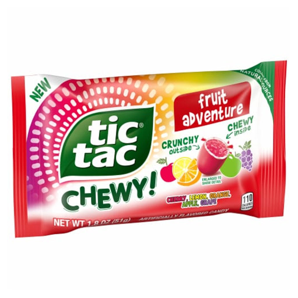 Tic Tac Chewy - Fruit Adventure Confection - Nibblers Popcorn Company