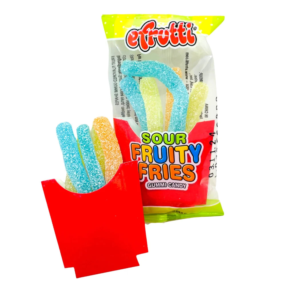 Sour Fruity Fries Confection - Nibblers Popcorn Company