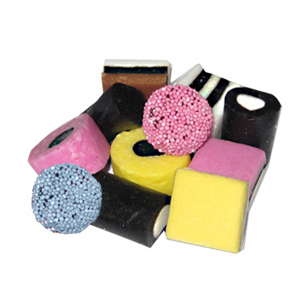 Licorice Allsorts Confection - Nibblers Popcorn Company
