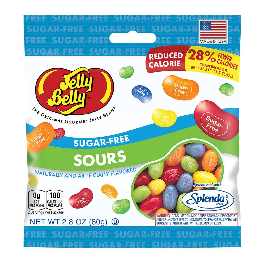 Jelly Belly Sugar Free Sours Confection - Nibblers Popcorn Company